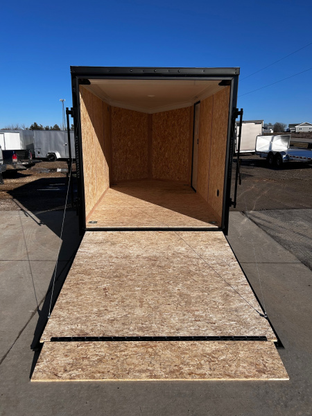 New 2026 Discovery Trailers 6.5X12 ELECTRIC BRAKES 6'4" INTERIOR HEIGHT, RAMP DOOR, BLACKOUT PACKAGE Cargo / Enclosed Trailer