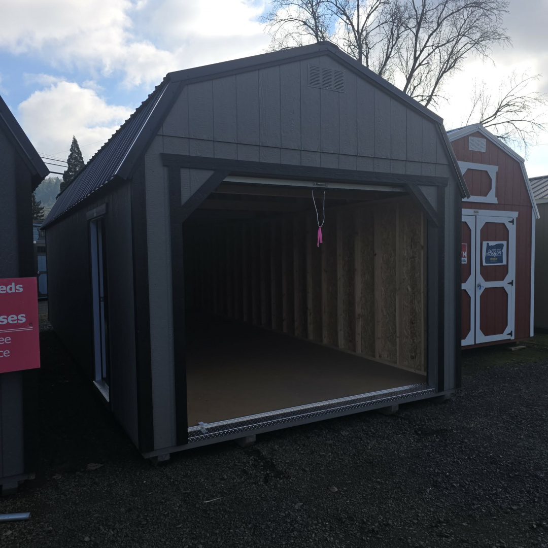 New SHED GARAGE 2025 Old Hickory WLGX 12X28 PORTABLE CARPORT SHOP BUILDING
