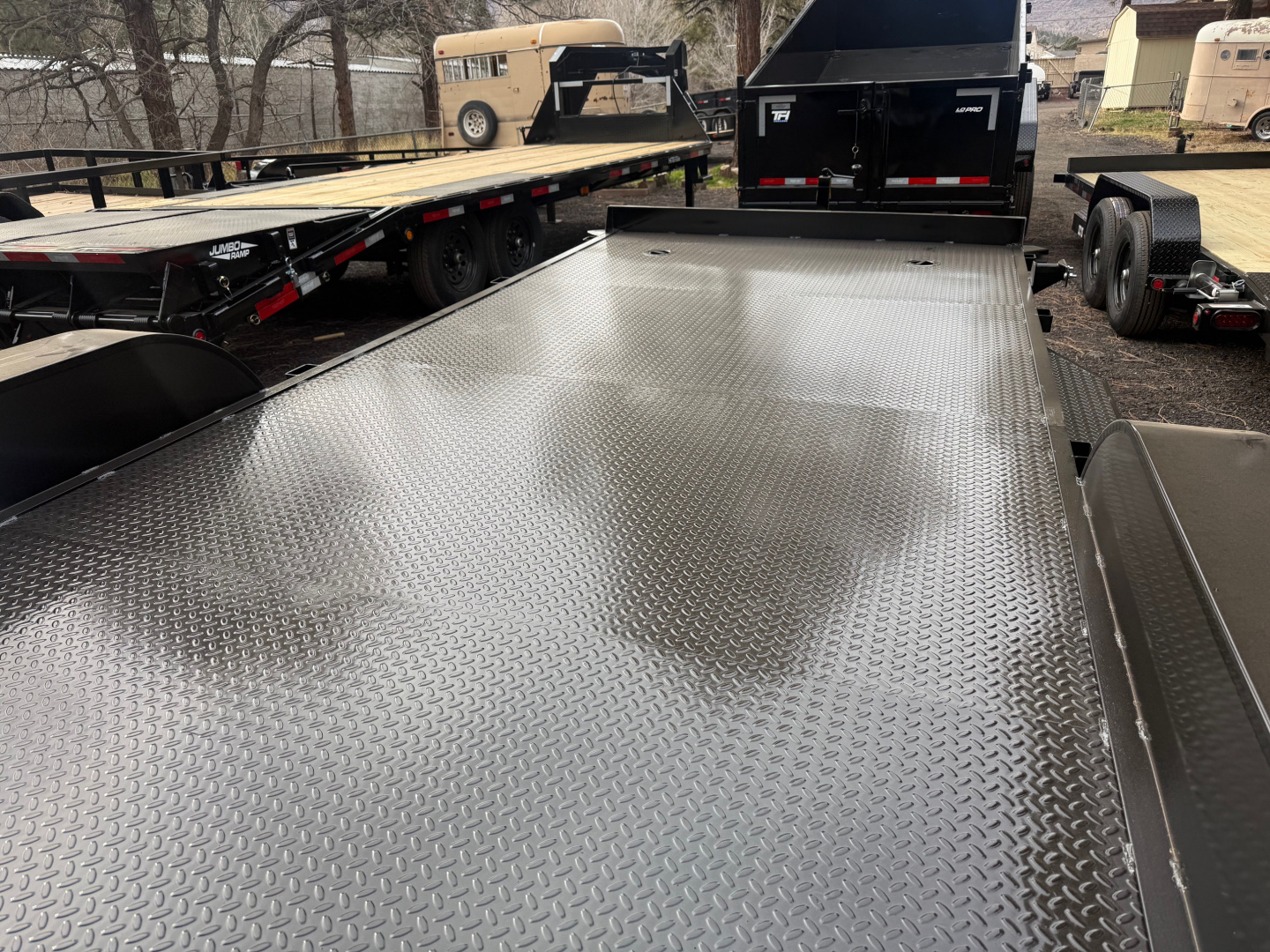 New 2026 Top Hat Trailers 83X20 10K All Steel Deck Carhauler Utility Trailer