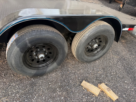 New 2026 Top Hat Trailers 83X20 10K All Steel Deck Carhauler Utility Trailer