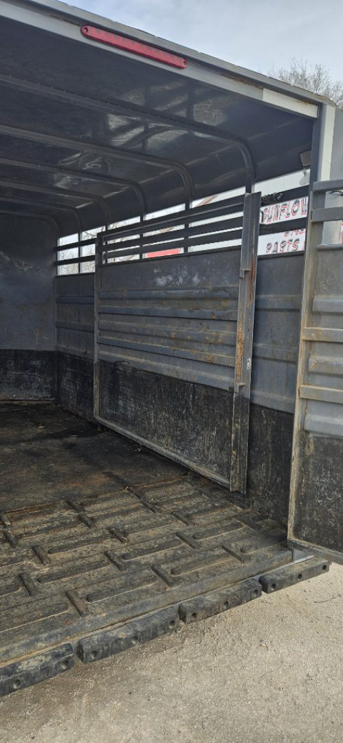 Used 2022 Circle D 6'8 x 16' Stock / Stock Combo Trailer