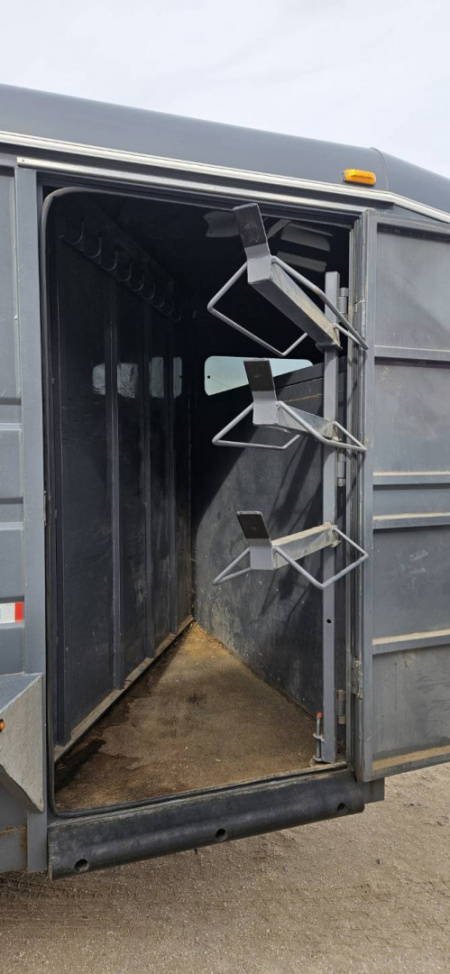 Used 2022 Circle D 6'8 x 16' Stock / Stock Combo Trailer