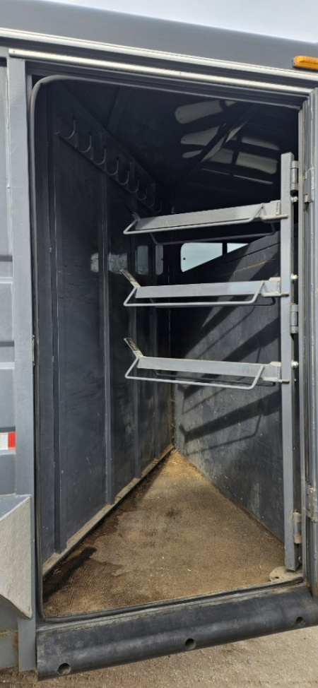 Used 2022 Circle D 6'8 x 16' Stock / Stock Combo Trailer