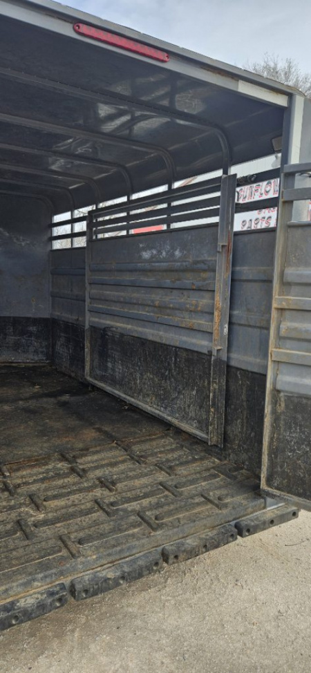 Used 2022 Circle D 6'8 x 16' Stock / Stock Combo Trailer