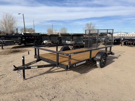 New 2026 Karavan 6-12 Ramp Gate Utility W/ Fold Down Sides 3K GVWR