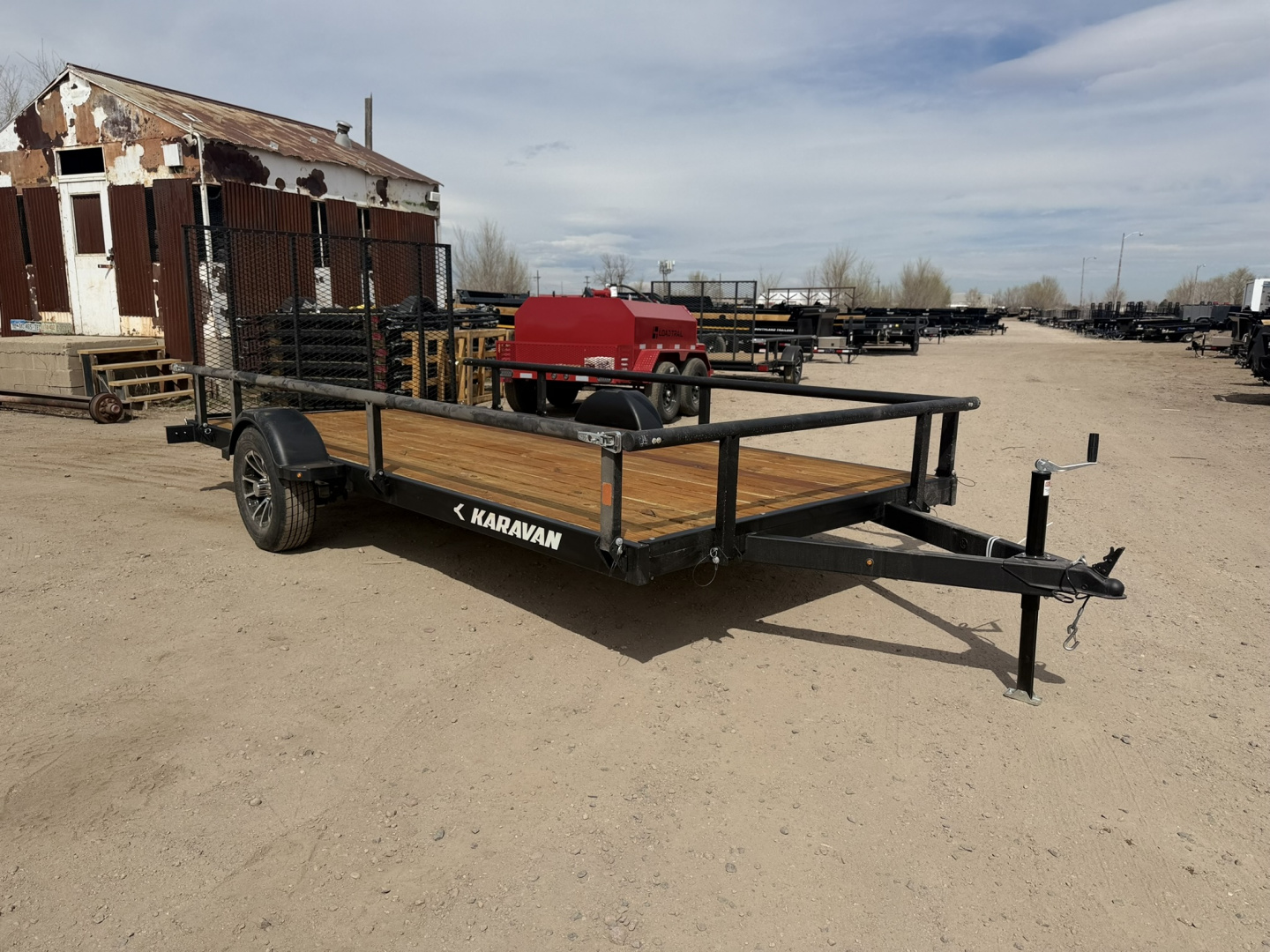 New 2026 Karavan 7-14 Ramp Gate Utility W/ Fold Down Sides 3K GVWR