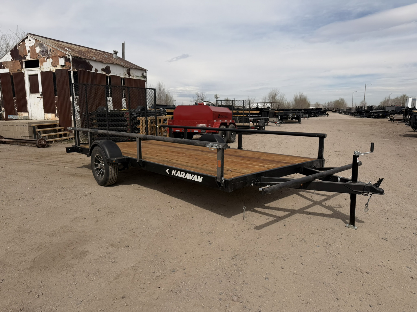 New 2026 Karavan 7-14 Ramp Gate Utility W/ Fold Down Sides 3K GVWR