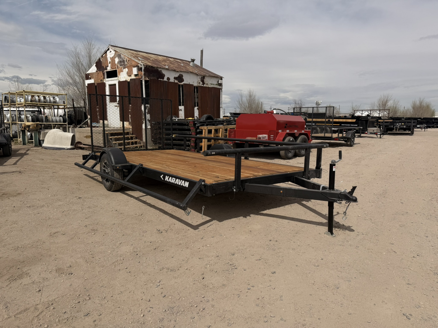 New 2026 Karavan 7-14 Ramp Gate Utility W/ Fold Down Sides 3K GVWR