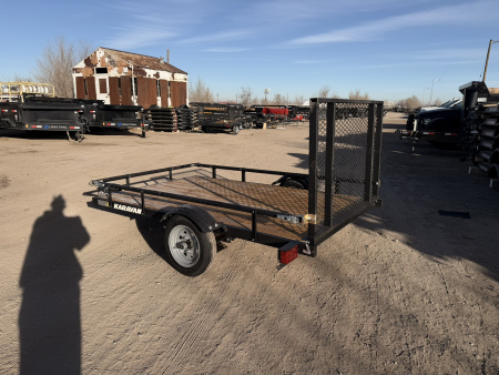 New 2026 Karavan 5-8 Ramp Gate Utility W/ Slide Down Sides 2K GVWR