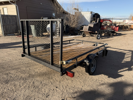 New 2026 Karavan 5-8 Ramp Gate Utility W/ Slide Down Sides 2K GVWR