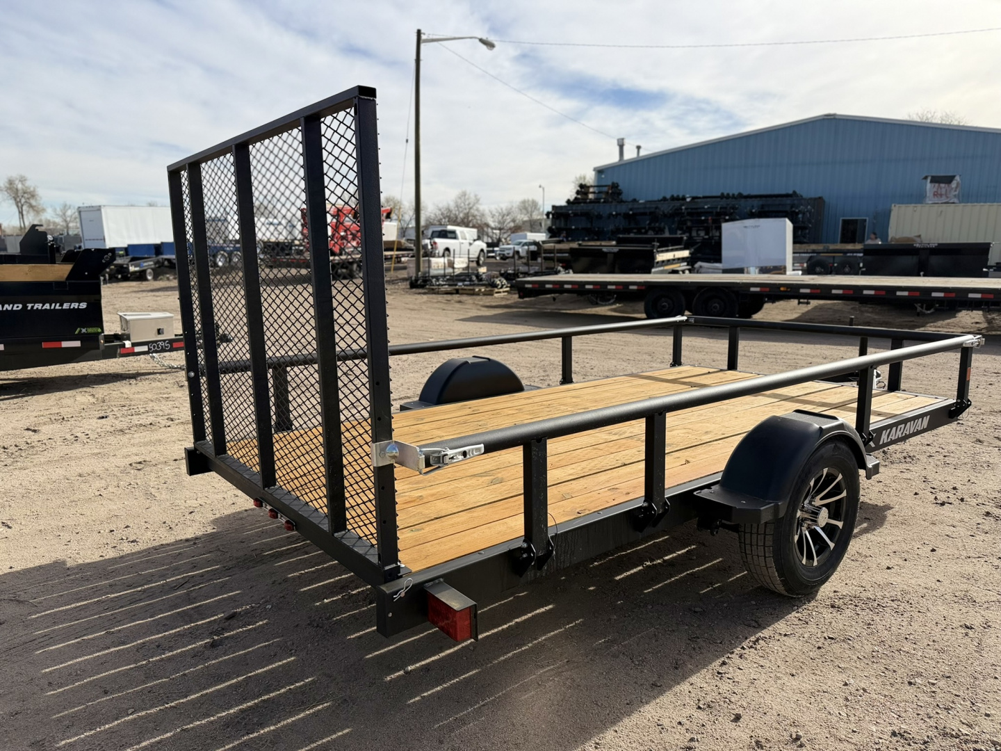 New 2026 Karavan 6-12 Ramp Gate Utility W/ Fold Down Sides 3K GVWR