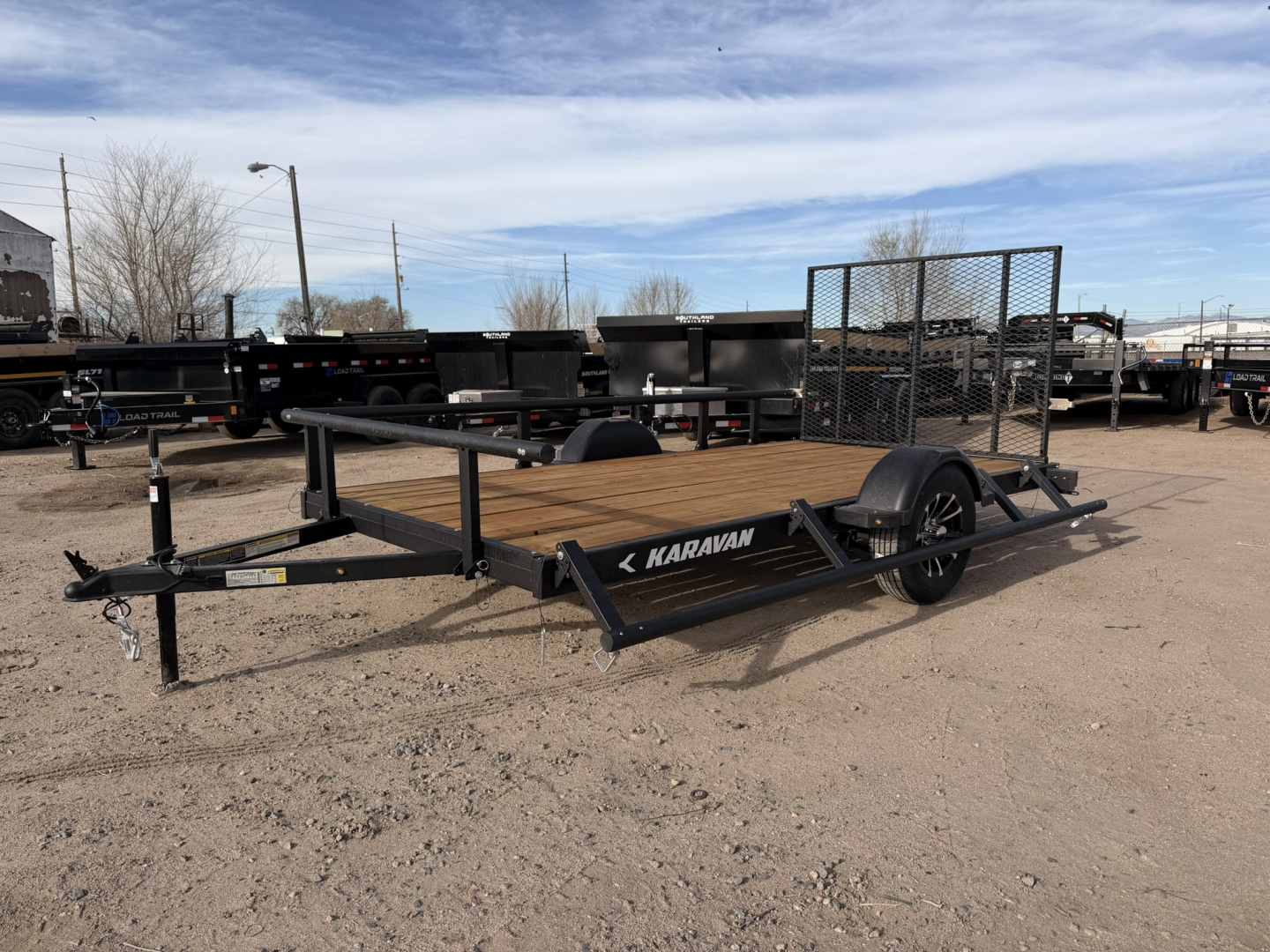 New 2026 Karavan 6-12 Ramp Gate Utility W/ Fold Down Sides 3K GVWR