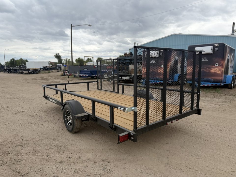 New 2026 Karavan 7-14 Ramp Gate Utility W/ Front Side Gate 3K GVWR