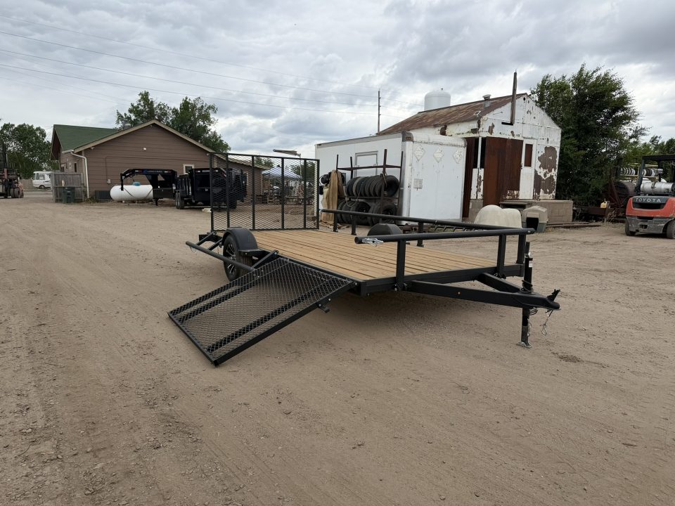 New 2026 Karavan 7-14 Ramp Gate Utility W/ Front Side Gate 3K GVWR