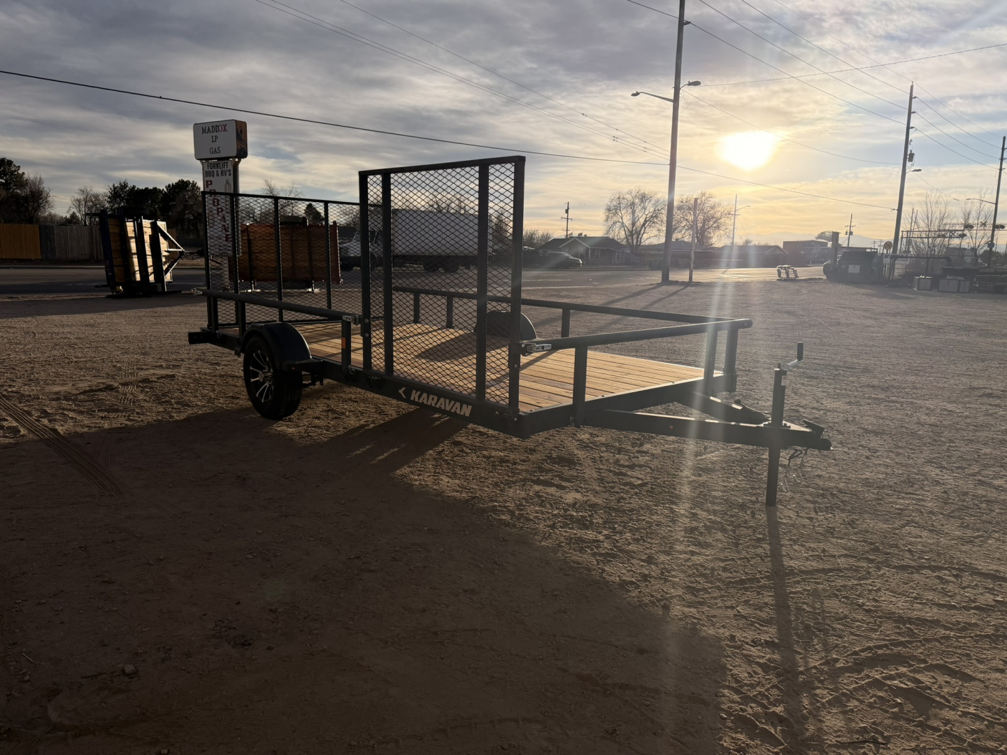 New 2026 Karavan 7-14 Ramp Gate Utility W/ Front Side Gate 3K GVWR