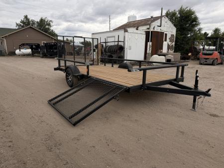 New 2026 Karavan 7-14 Ramp Gate Utility W/ Front Side Gate 3K GVWR