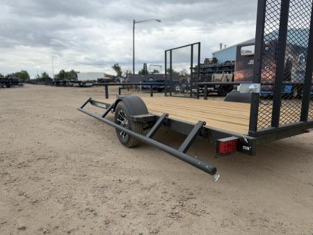 New 2026 Karavan 7-14 Ramp Gate Utility W/ Front Side Gate 3K GVWR