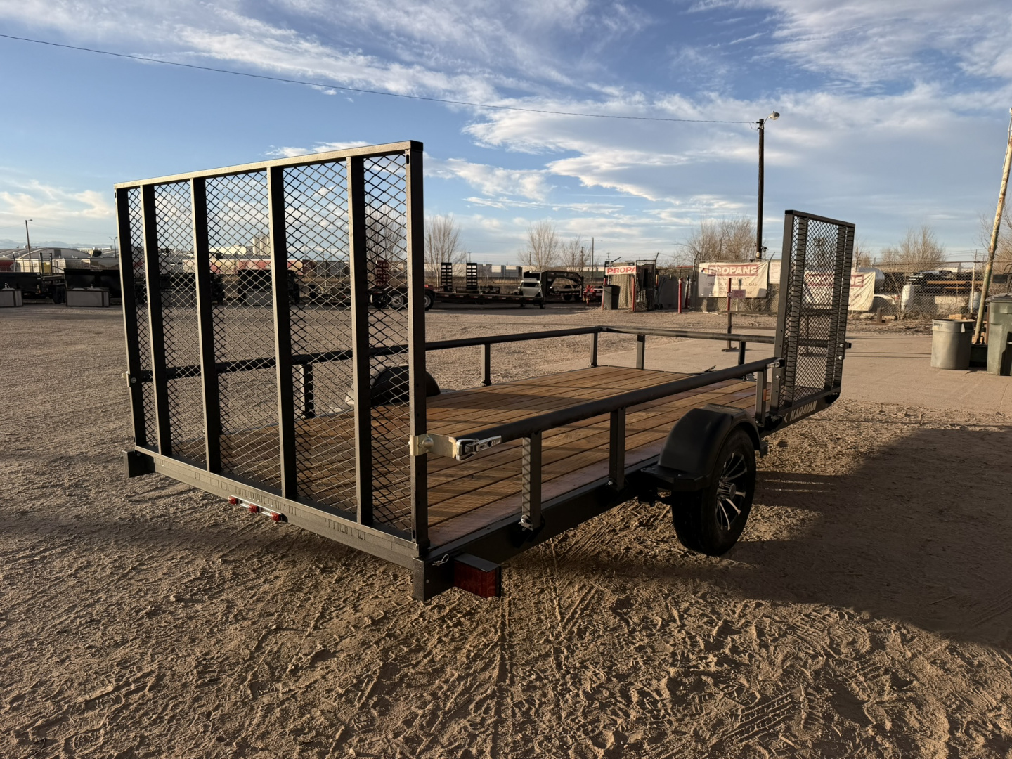 New 2026 Karavan 7-14 Ramp Gate Utility W/ Front Side Gate 3K GVWR