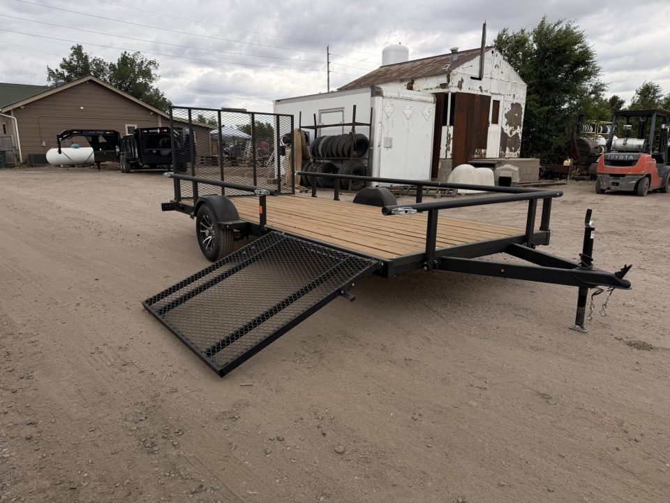 New 2026 Karavan 7-14 Ramp Gate Utility W/ Front Side Gate 3K GVWR
