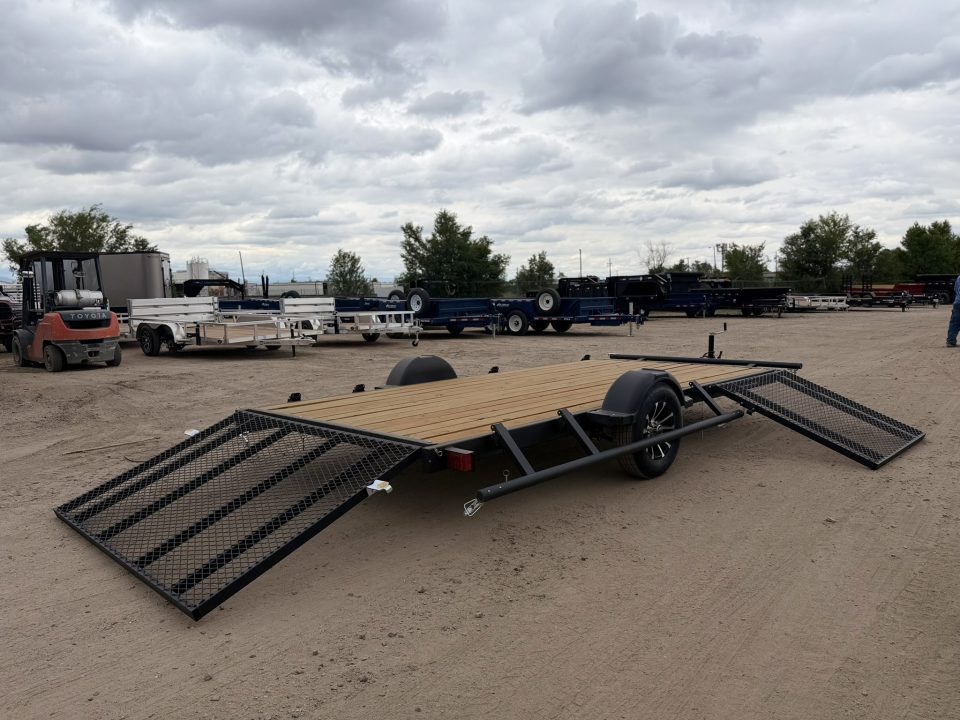 New 2026 Karavan 7-14 Ramp Gate Utility W/ Front Side Gate 3K GVWR