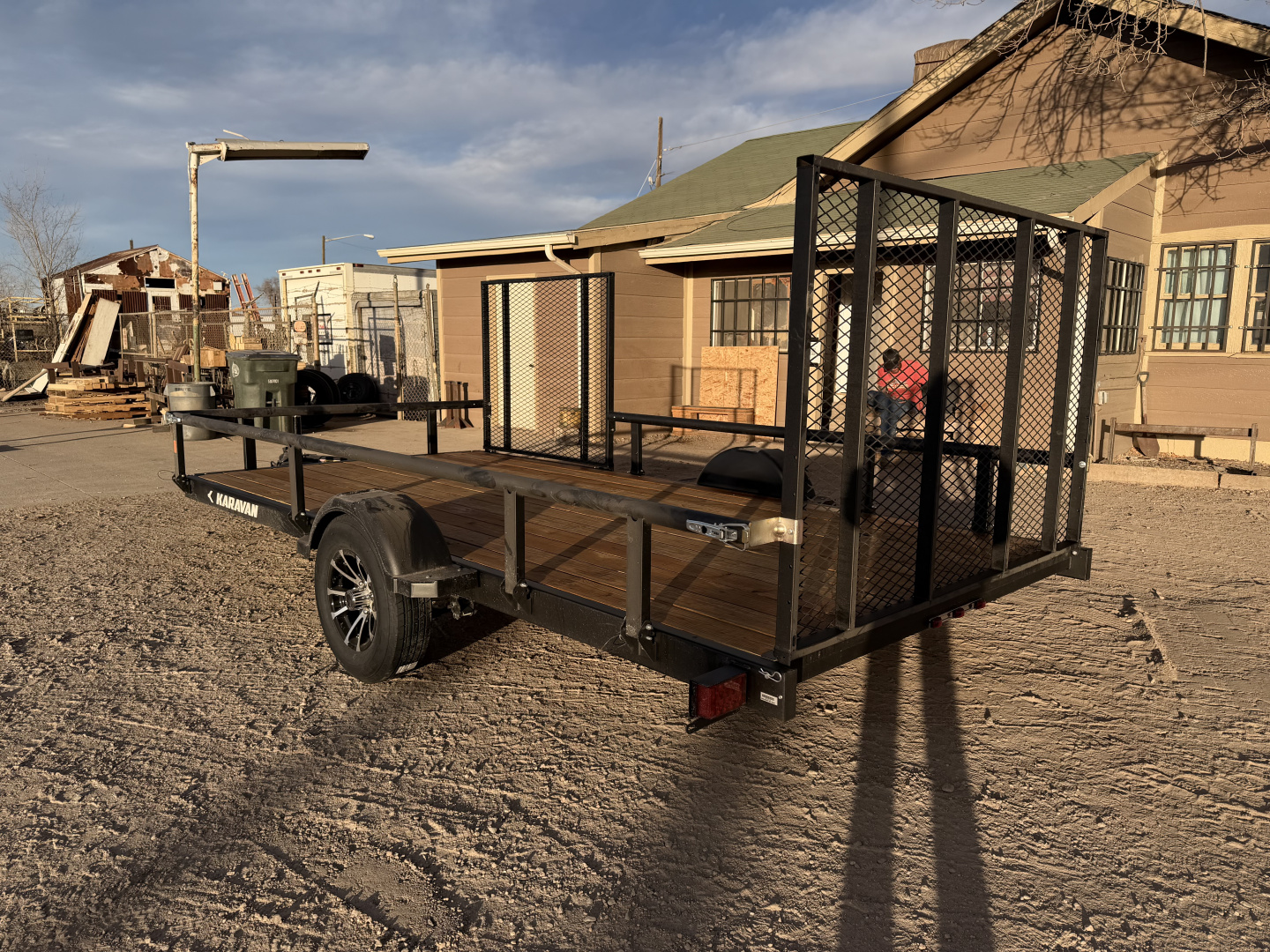 New 2026 Karavan 7-14 Ramp Gate Utility W/ Front Side Gate 3K GVWR