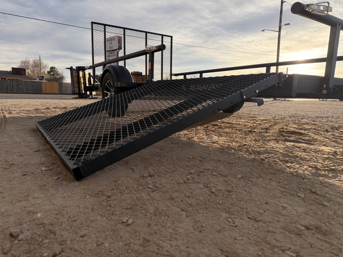 New 2026 Karavan 7-14 Ramp Gate Utility W/ Front Side Gate 3K GVWR