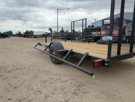 New 2026 Karavan 7-14 Ramp Gate Utility W/ Front Side Gate 3K GVWR
