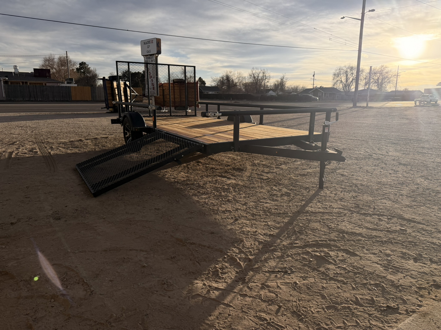 New 2026 Karavan 7-14 Ramp Gate Utility W/ Front Side Gate 3K GVWR