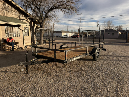 New 2026 Karavan 7-14 Ramp Gate Utility W/ Front Side Gate 3K GVWR