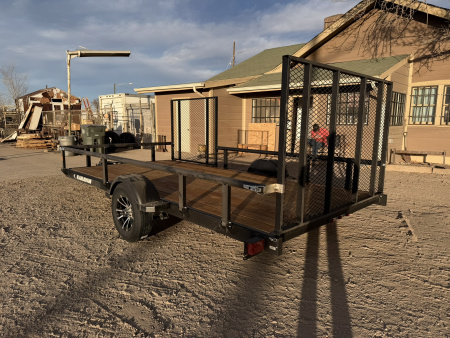 New 2026 Karavan 7-14 Ramp Gate Utility W/ Front Side Gate 3K GVWR