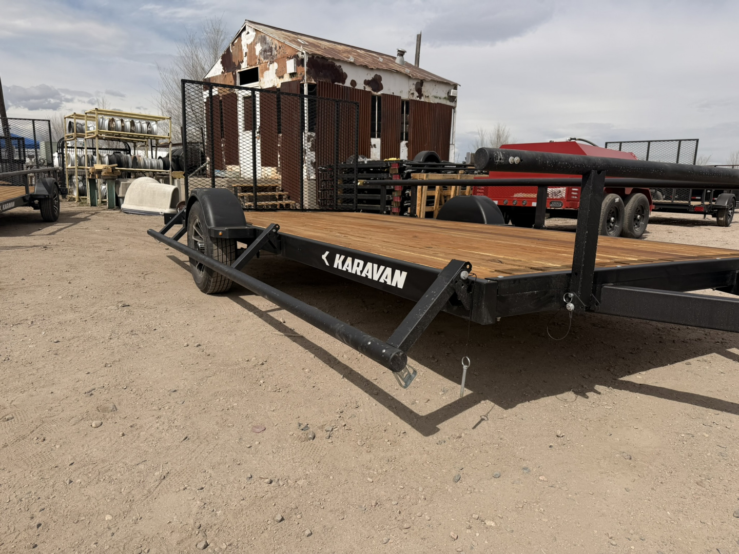 New 2026 Karavan 7-14 Ramp Gate Utility W/ Fold Down Sides 3K GVWR