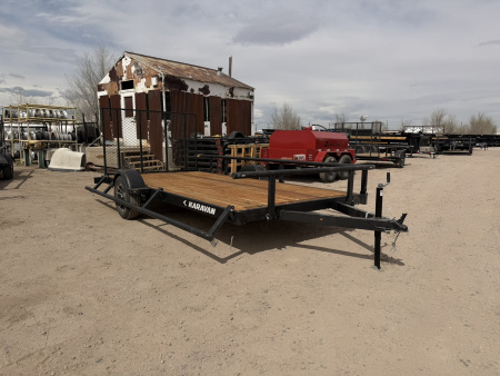 New 2026 Karavan 7-14 Ramp Gate Utility W/ Fold Down Sides 3K GVWR