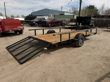 New 2026 Karavan 7-14 Ramp Gate Utility W/ Fold Down Sides 3K GVWR