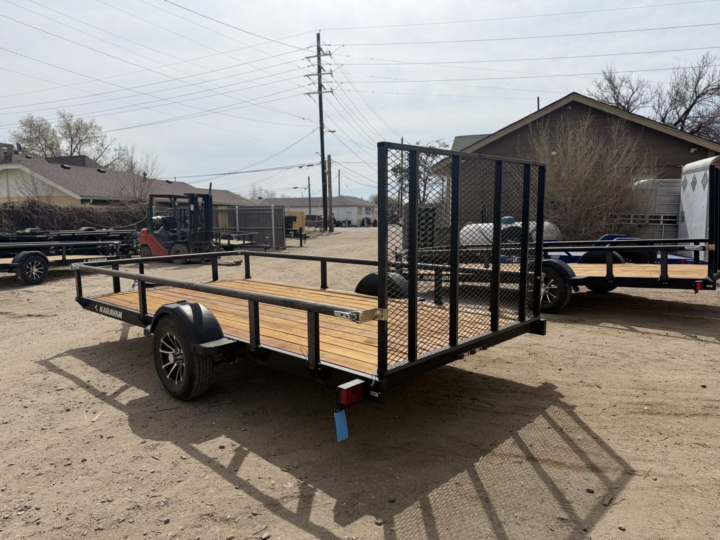 New 2026 Karavan 7-14 Ramp Gate Utility W/ Fold Down Sides 3K GVWR