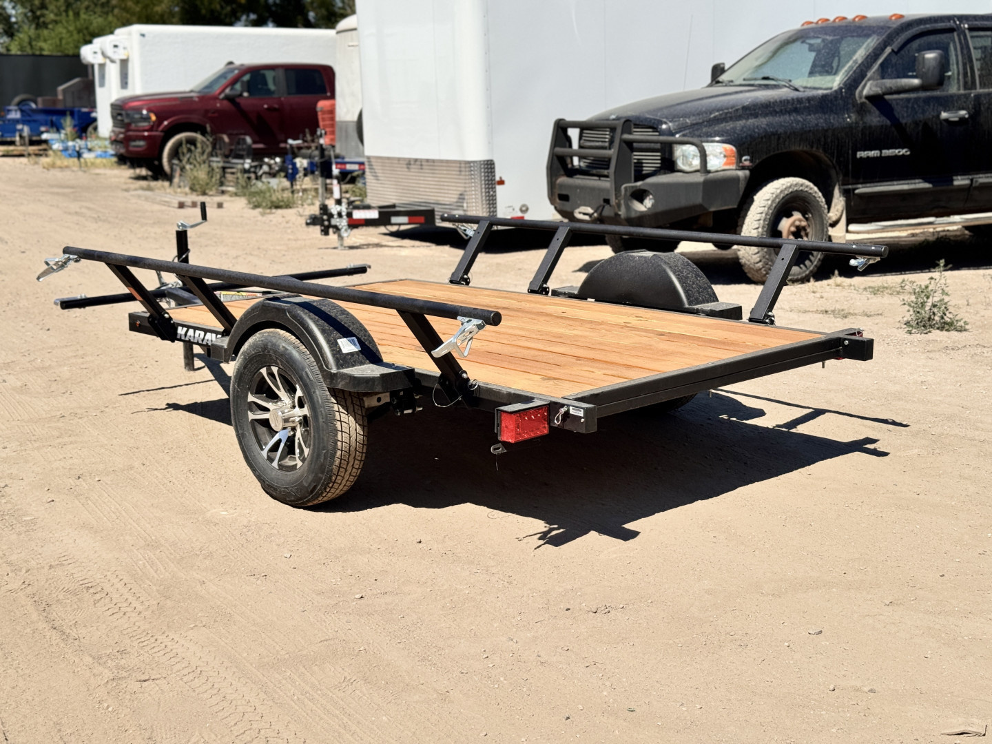 New 2026 Karavan 5-8 Ramp Gate Utility W/ Fold Down Sides 3K GVWR