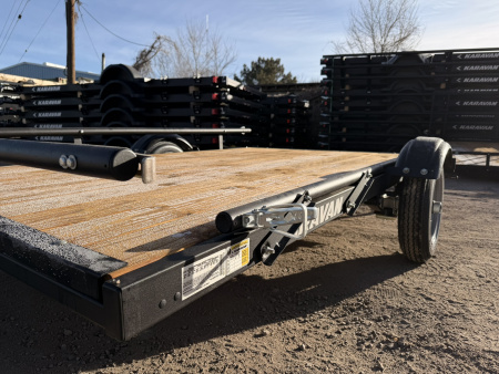 New 2026 KARA 5-8 Ramp Gate Utility W/ Slide Down Sides 2K GVWR