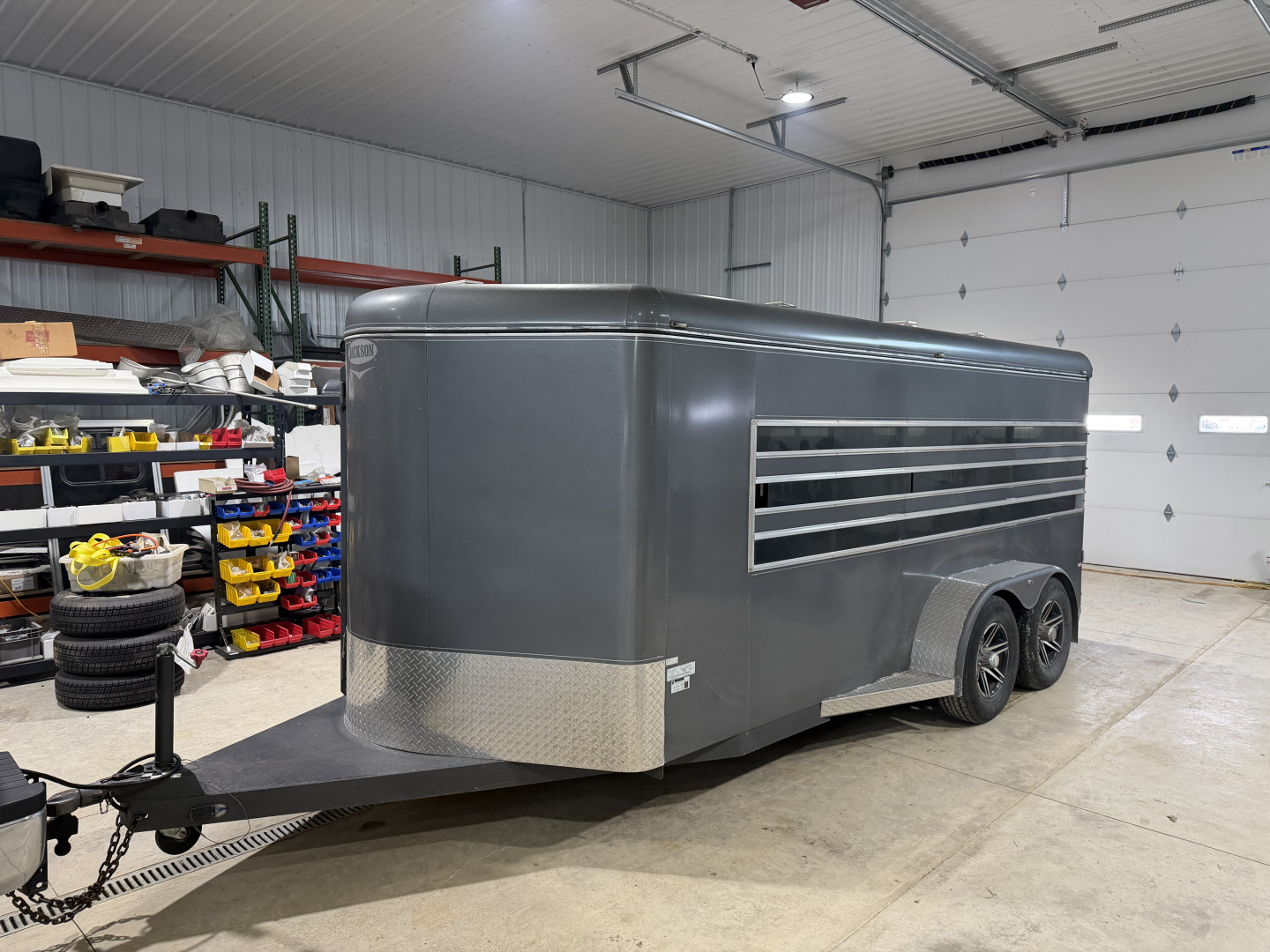 Used 2022 Jackson Jackson 6 pen Stock / Stock Combo Trailer