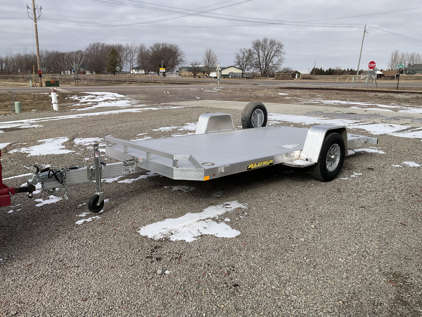 New 2026 Aluma 8214H-TILT Utility Trailer