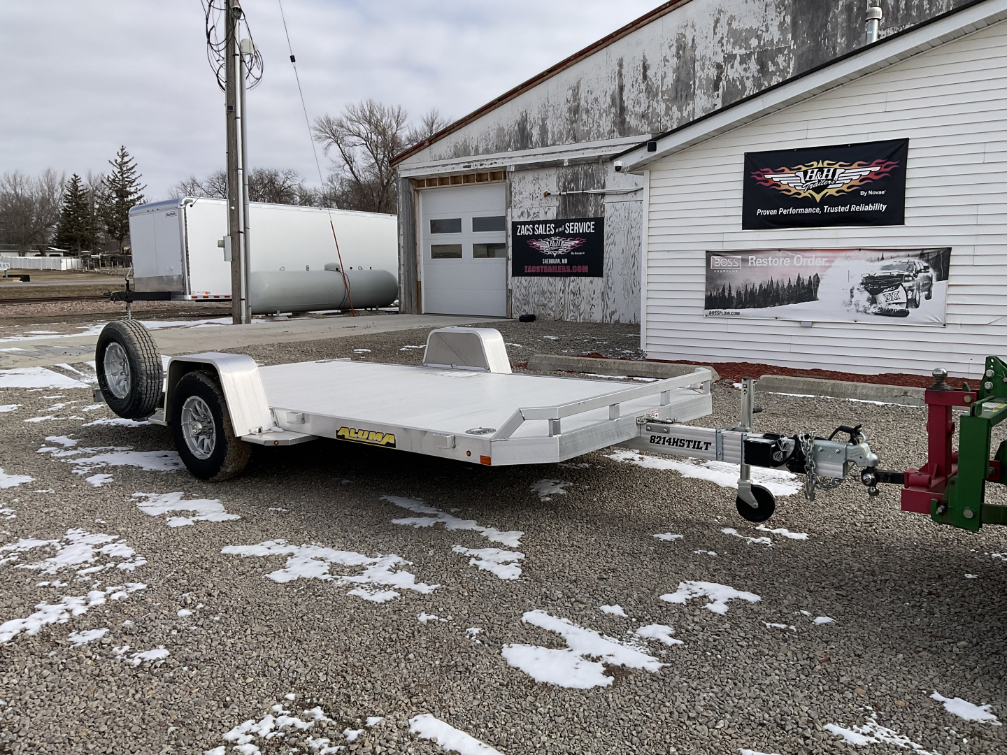 New 2026 Aluma 8214H-TILT Utility Trailer