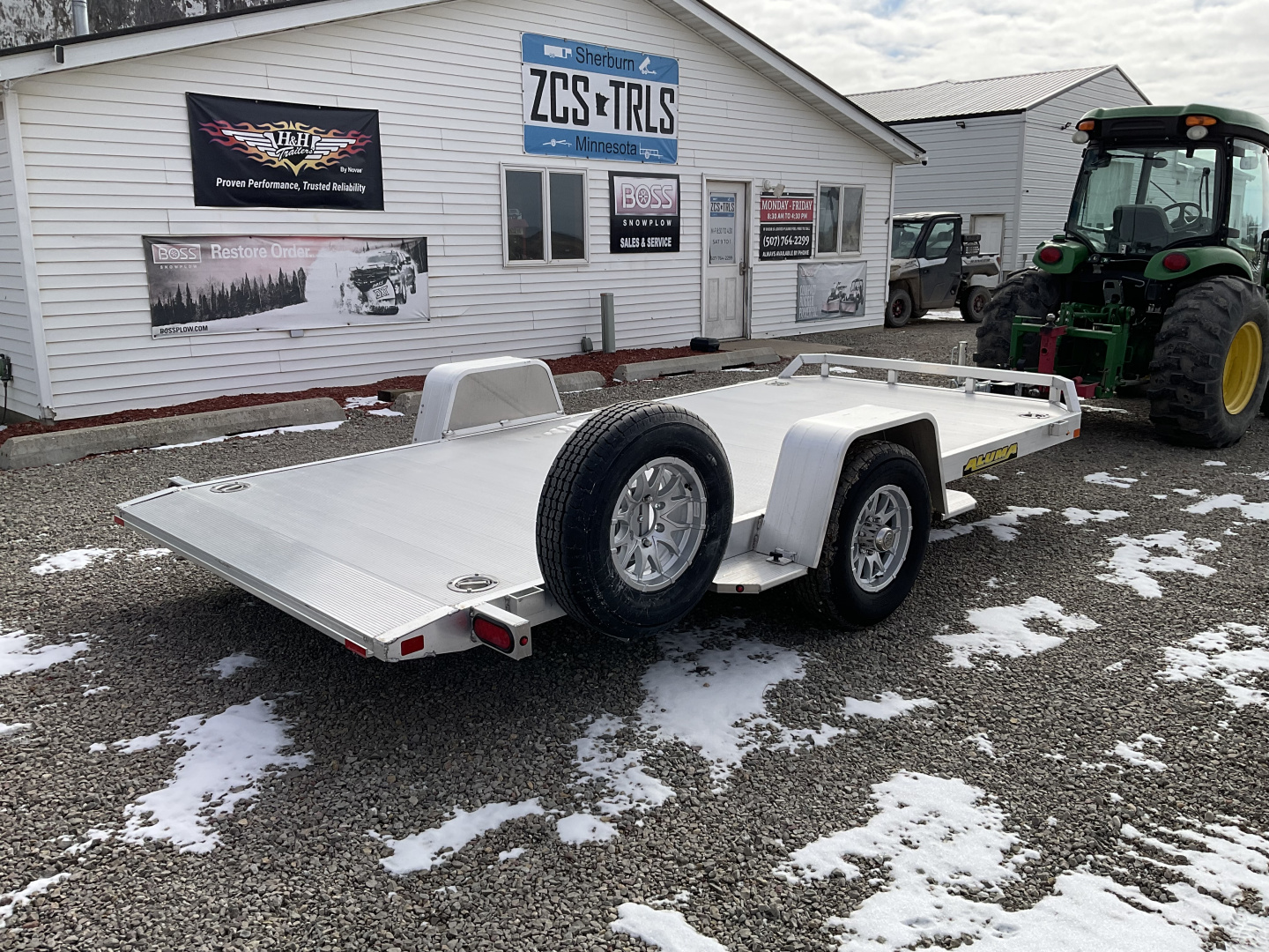 New 2026 Aluma 8214H-TILT Utility Trailer