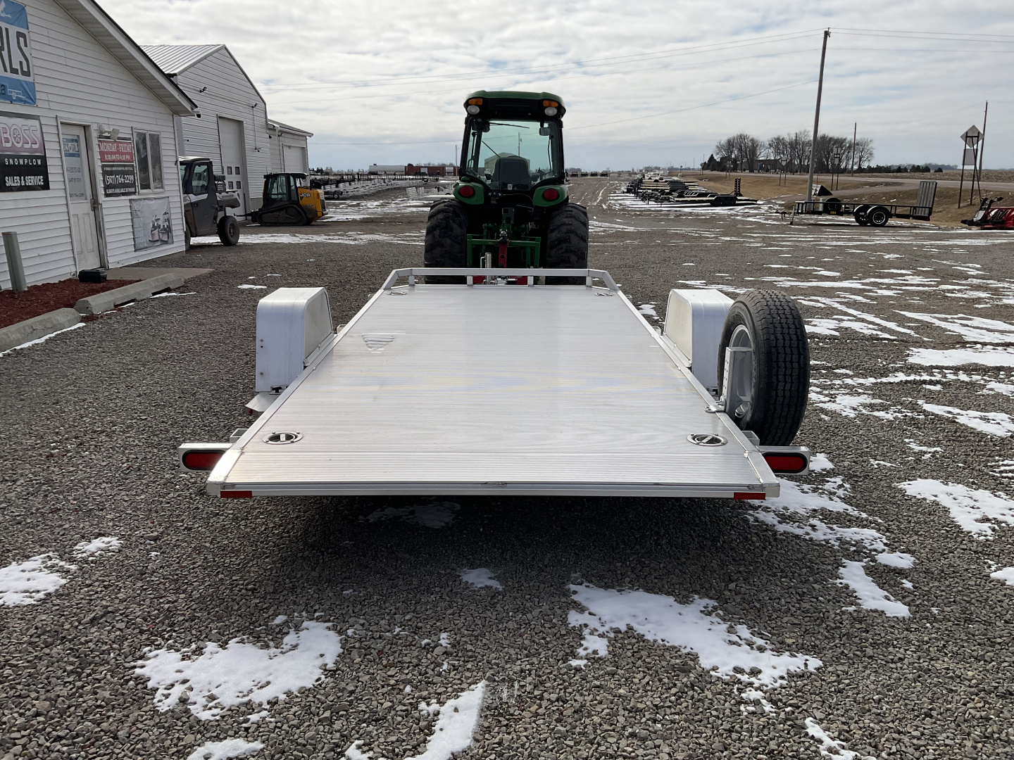 New 2026 Aluma 8214H-TILT Utility Trailer