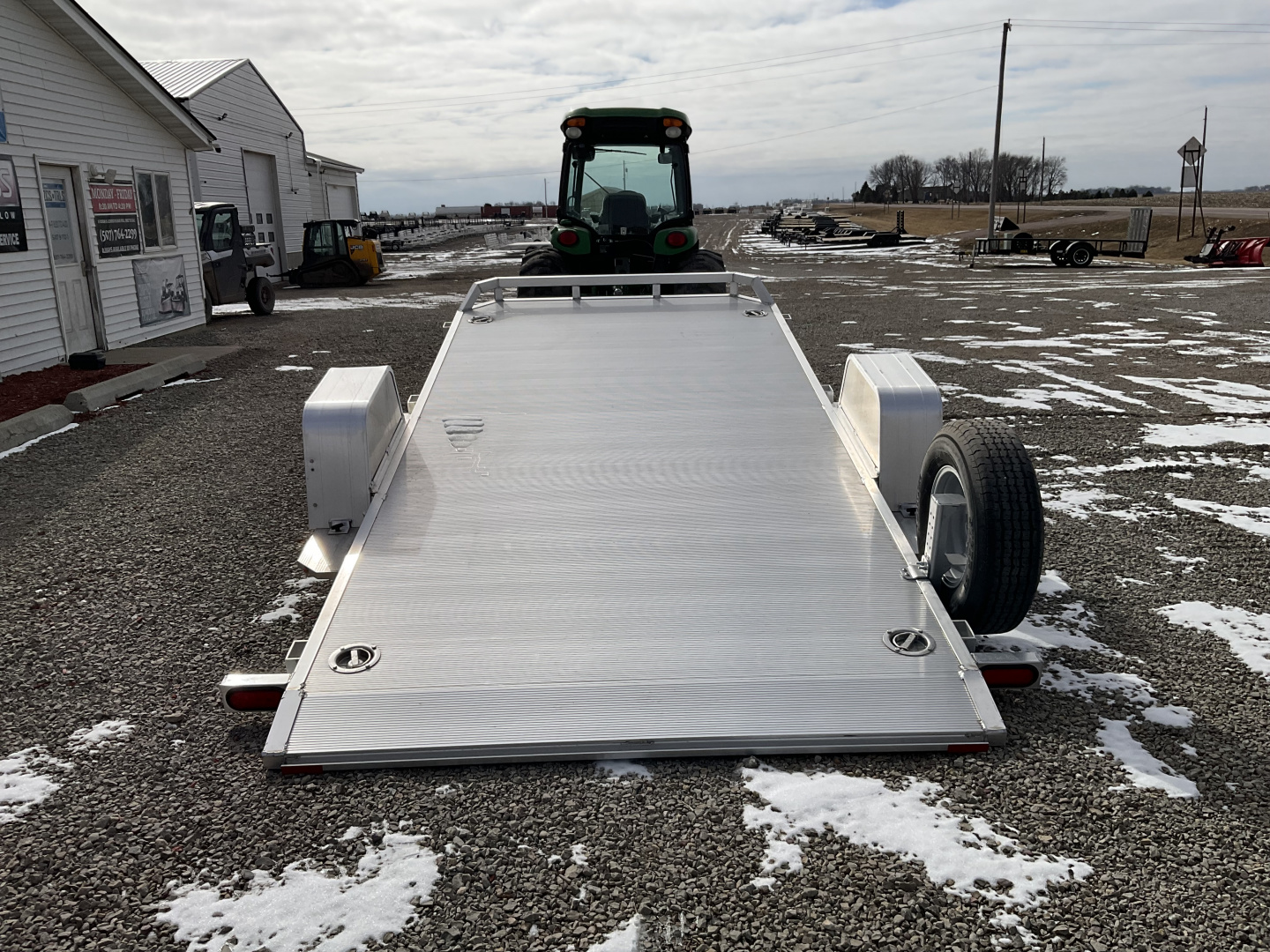 New 2026 Aluma 8214H-TILT Utility Trailer