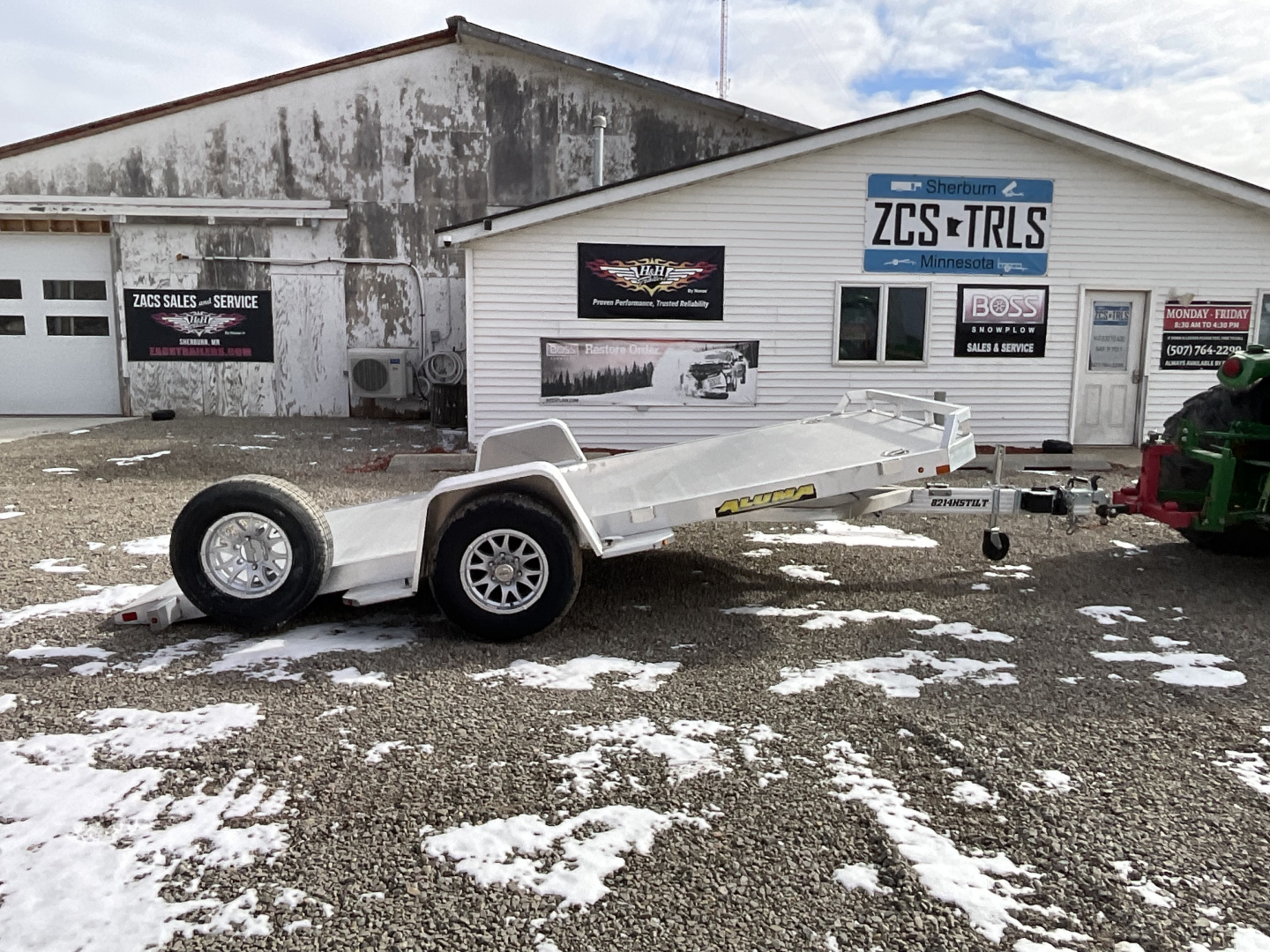 New 2026 Aluma 8214H-TILT Utility Trailer