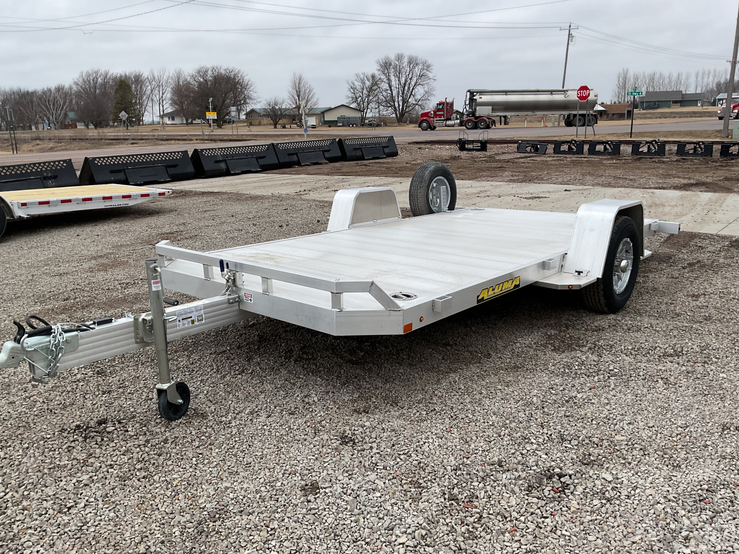New 2026 Aluma 8214H-TILT Utility Trailer