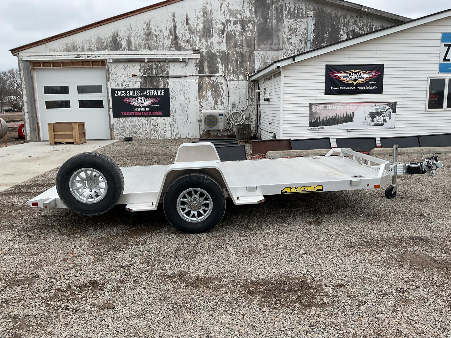 New 2026 Aluma 8214H-TILT Utility Trailer