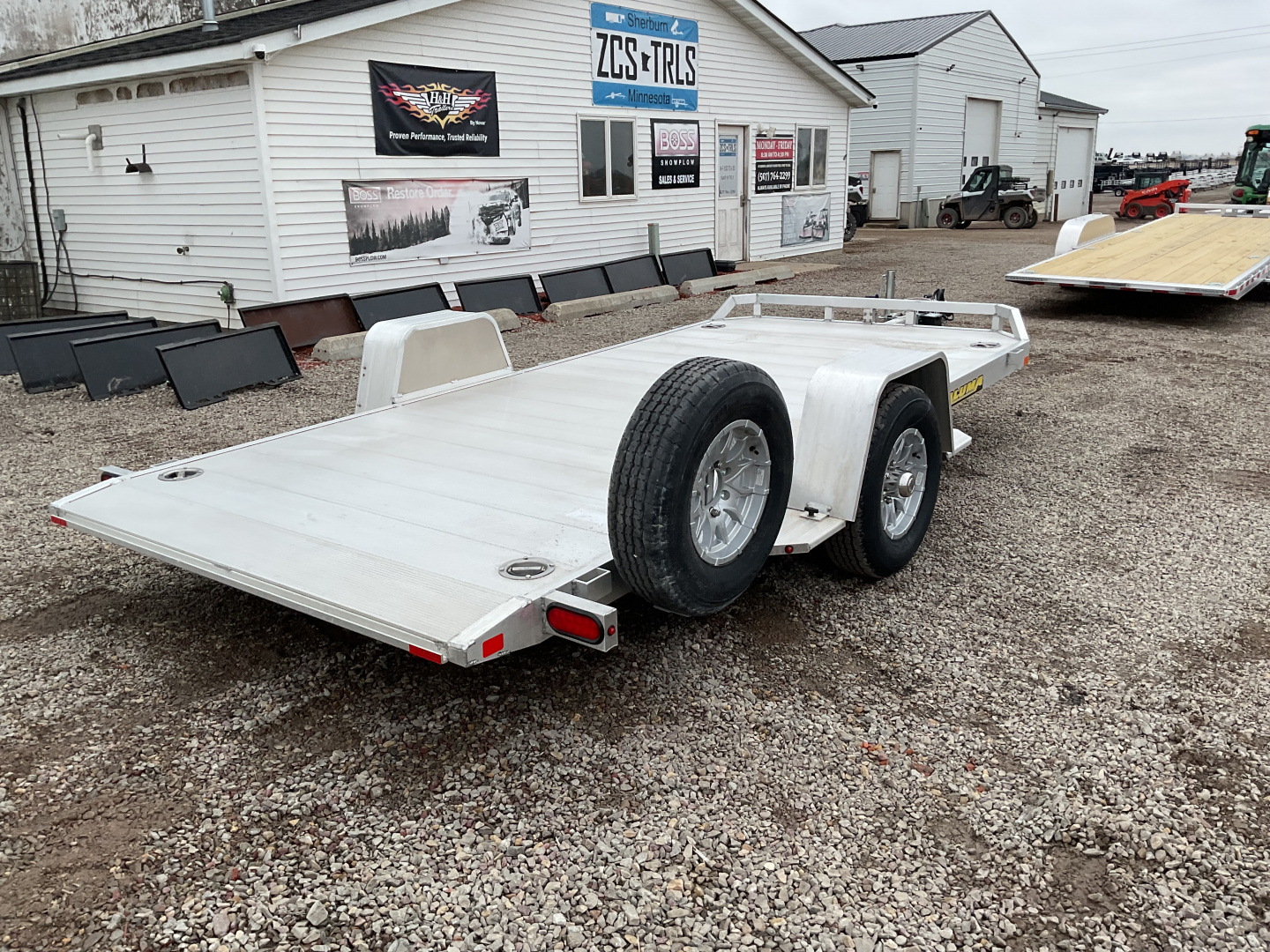 New 2026 Aluma 8214H-TILT Utility Trailer
