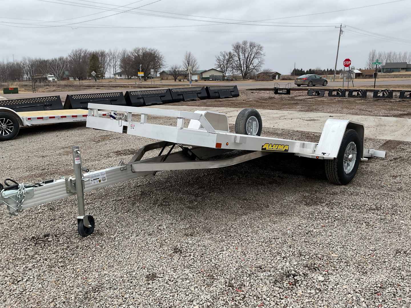 New 2026 Aluma 8214H-TILT Utility Trailer