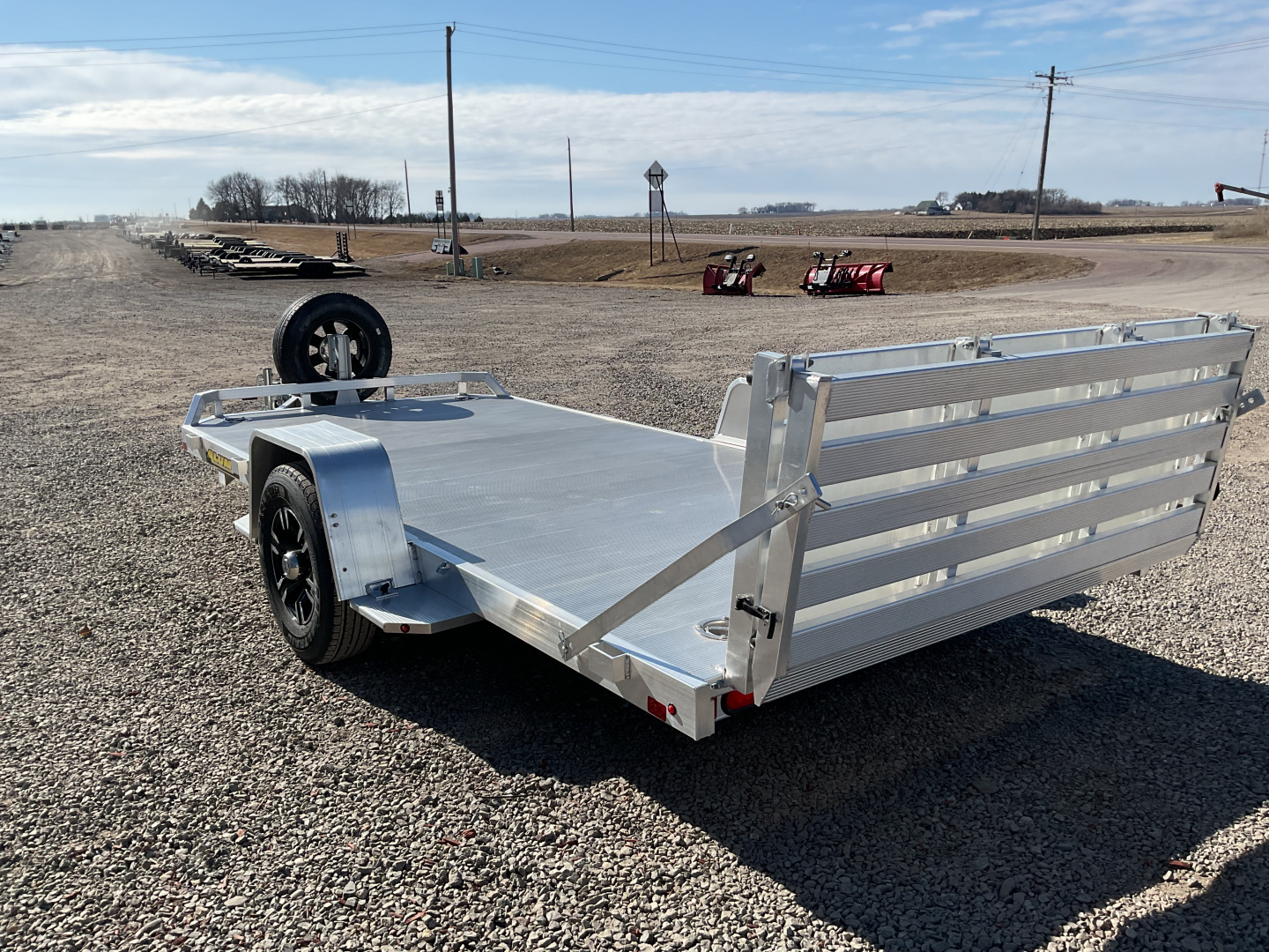 New 2026 Aluma 8214H-BT Utility Trailer