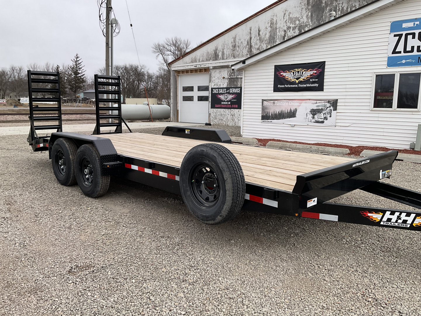 New 2026 H&H Trailers H8220IL-140 Equipment Trailer