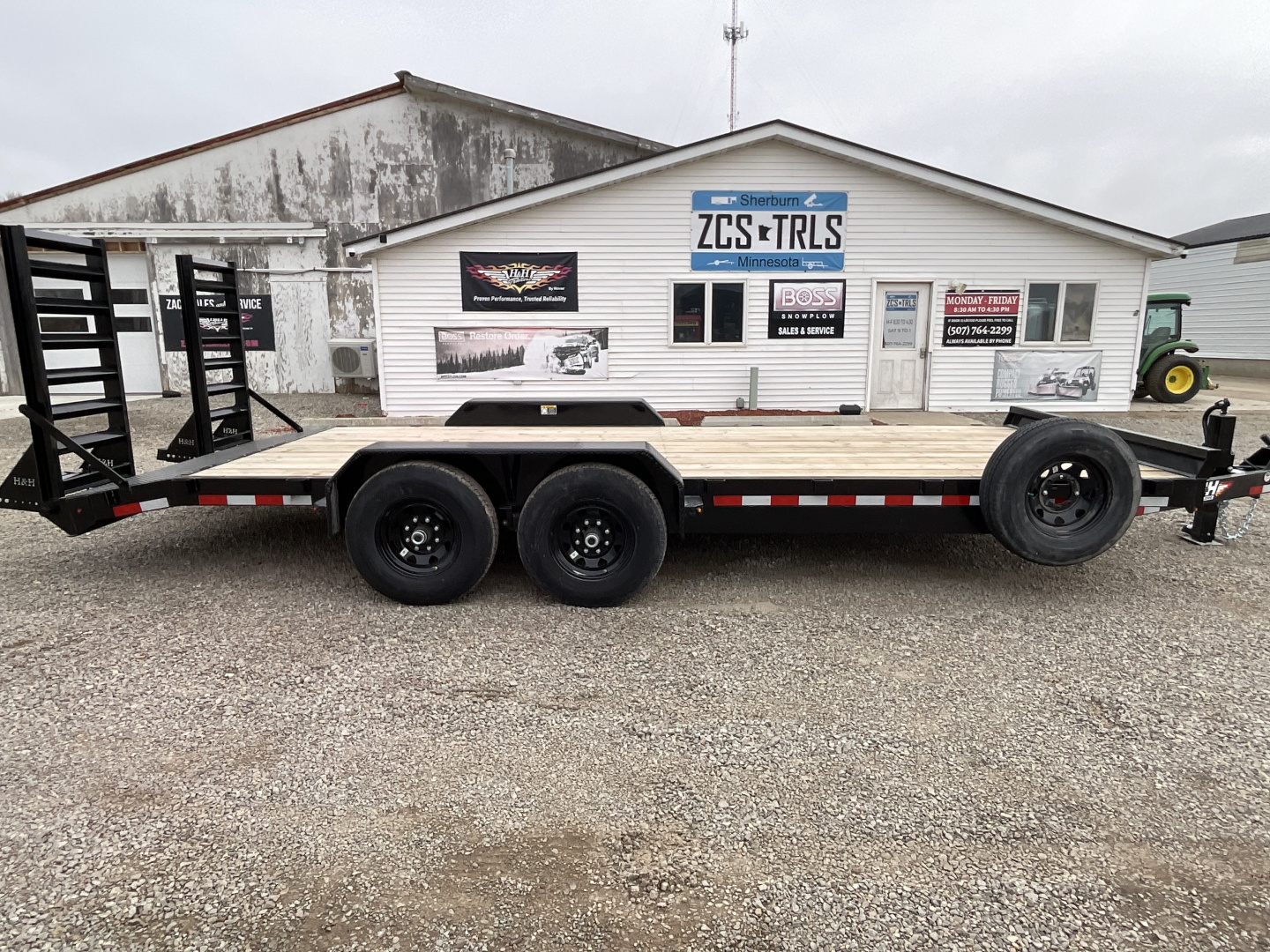 New 2026 H&H Trailers H8220IL-140 Equipment Trailer